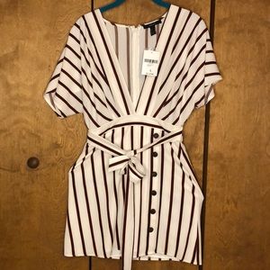 FOREVER 21 JAPAN DEEP V NECK BODYCON WRAP Dress!